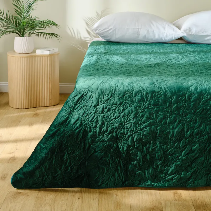 Wybór klientów Jednokolorowa narzuta na łóżko z przeszywanym wzorem Bicila 200x220 cm -