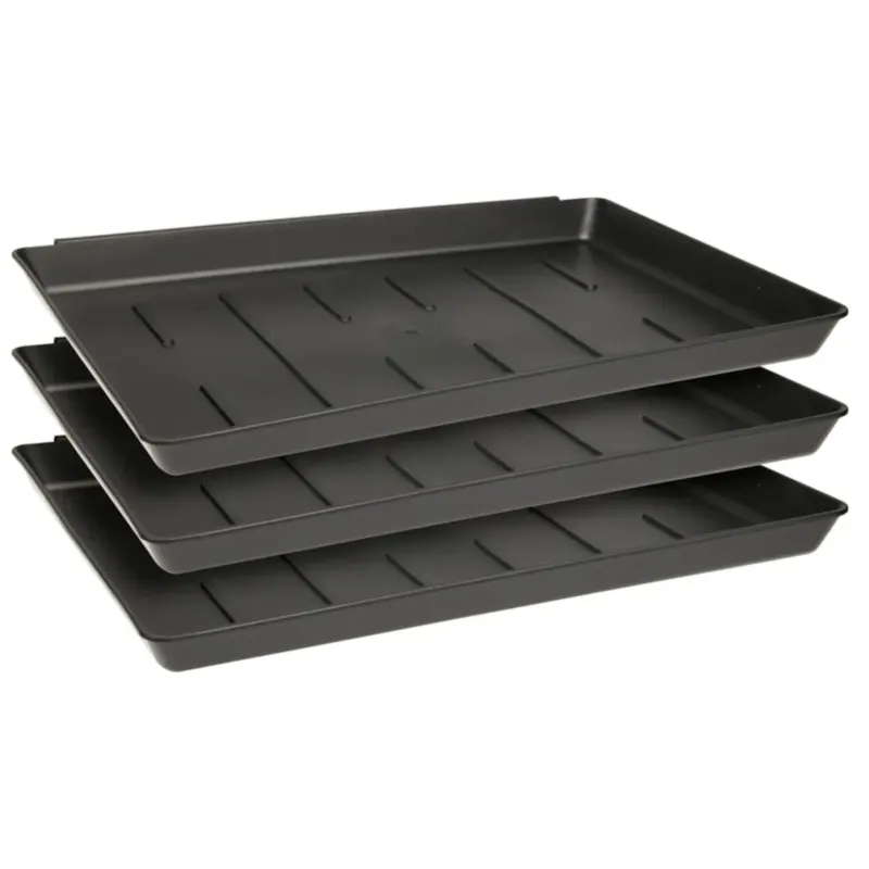 Dostępne od ręki Ociekacz na buty NIU, 3 plastikowe tacki, 35 x 27 x 3 cm -