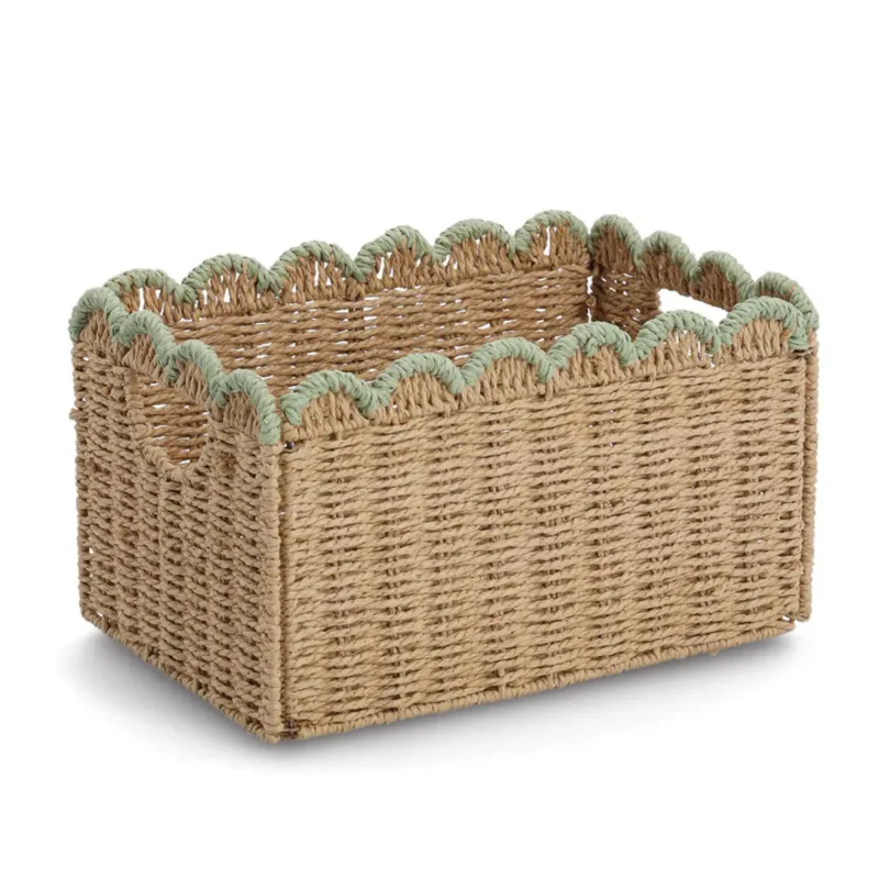 Rabat Koszyk do przechowywania, pleciony ZELLER, 38 x 25 x 22 cm -