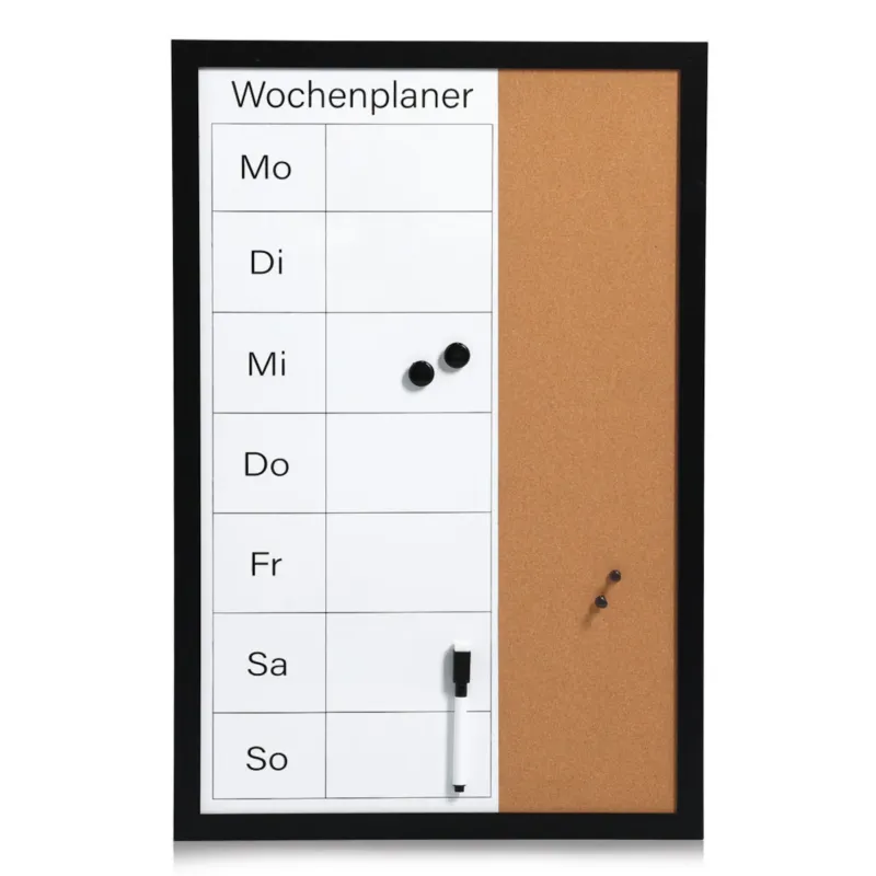 Tani Planner tygodniowy, tablica korkowa 40 x 60 cm, ZELLER -