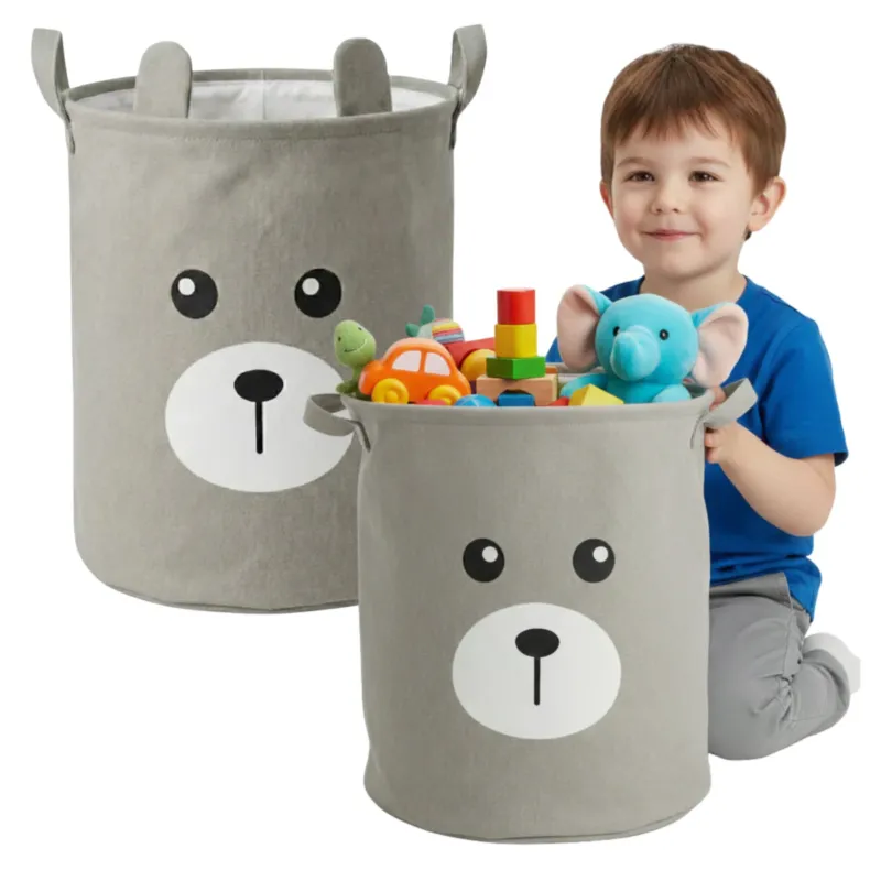 Oferta Kosz na zabawki klocki zamykany ze ściągaczem duży XXL organizer pojemnik -