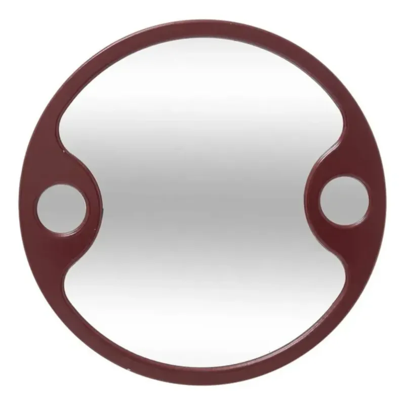 Obniżka ceny Lustro okrągłe, burgundowe, Austin, 50 cm -