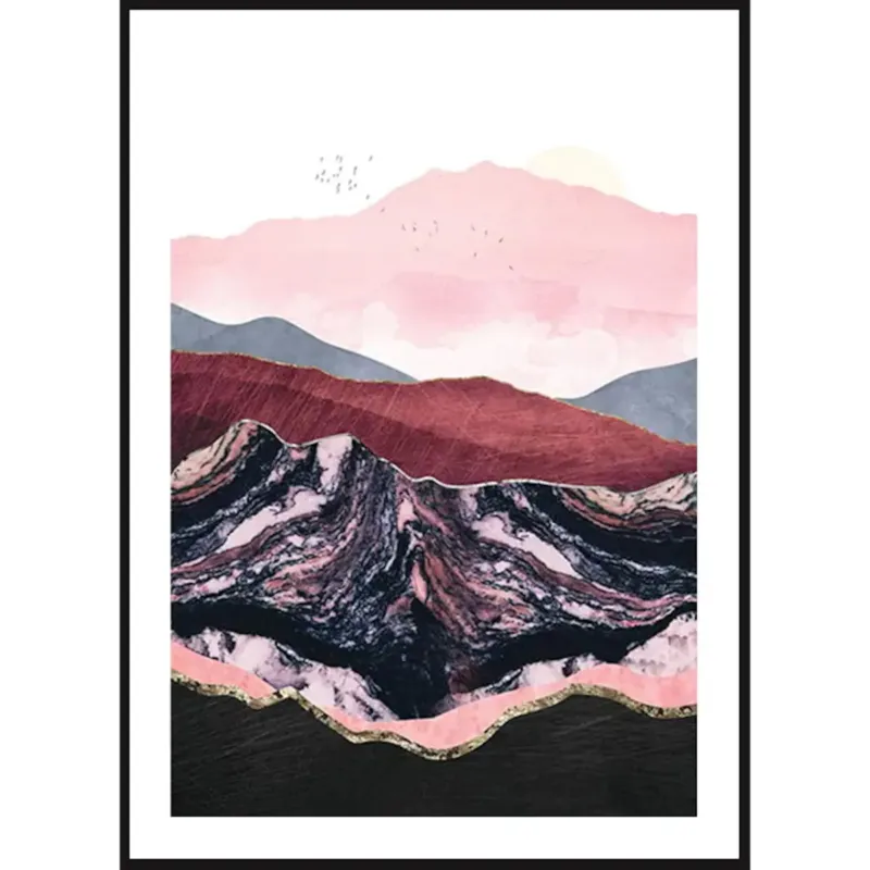Poster Story, Plakat, Obraz - Purpurowe Góry, wymiary 50 x 70 cm - Oferta
