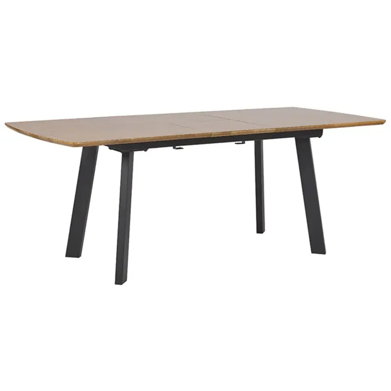 Wyprzedaż Stół do jadalni rozkładany SALVADOR Ciemnobrązowy 160/200 cm 90 cm -