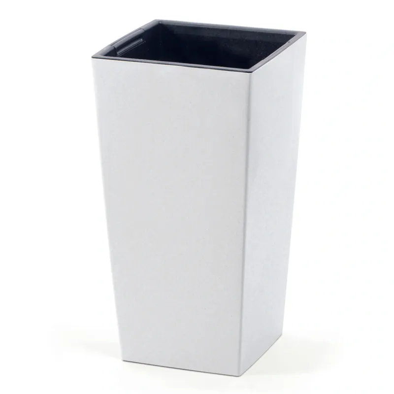 Bezpieczna płatność Donica Doniczka Ogrodowa 24 Cm Na Taras Do Ogrodu Domu Eco Wood Biała -