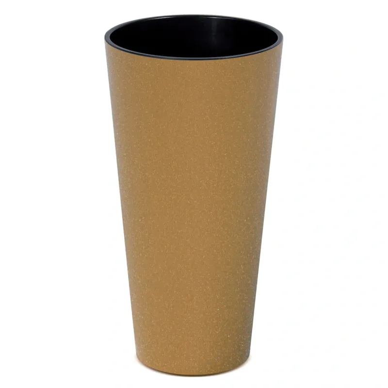 Donica Doniczka Ogrodowa 25 Cm Na Taras Do Ogrodu Domu Eco Wood Brązowa - Zniżka