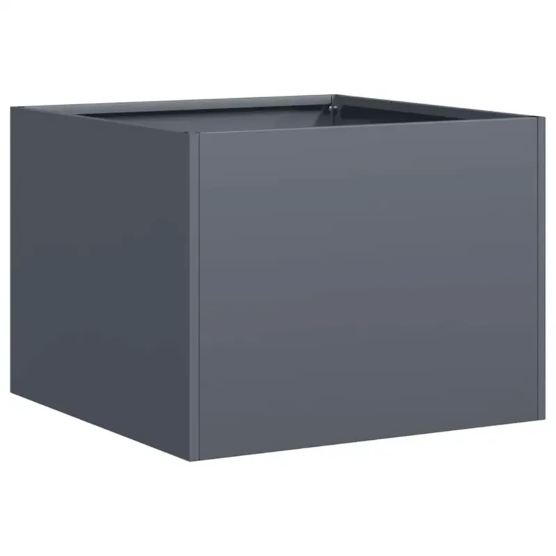 Hit cenowy vidaXL Doniczka Antracytowa 40x40x30 cm Stalowa -