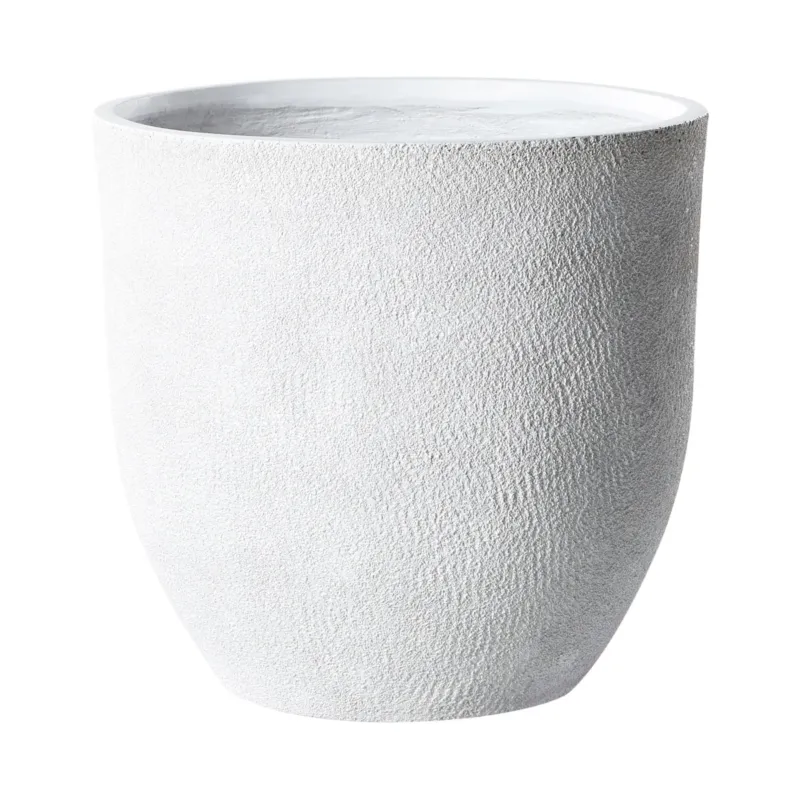 Doniczka 55 x 55 x 53 cm kremowa KANNIA - 55x55 cm Hit sprzedaży