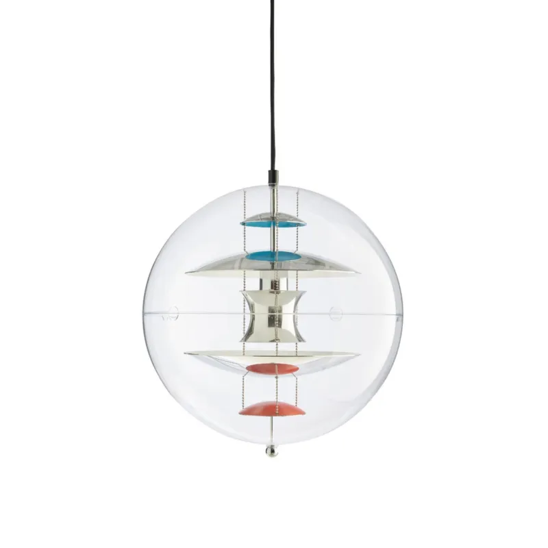 Wybór klientów Lampa wisząca VP Globe Chrome Ø28