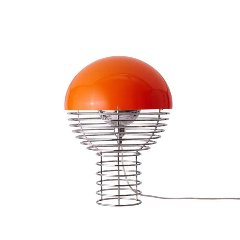 Łatwy zwrot Lampa Stołowa Wire Ø30 Orange