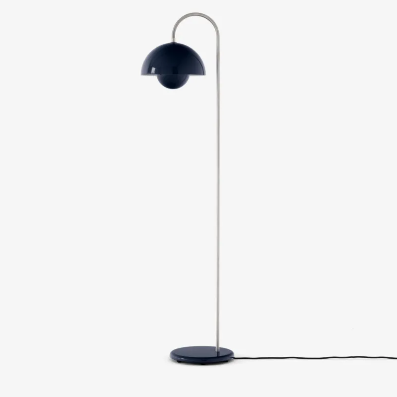 Tylko do końca tygodnia Lampa podłgowa Flowerpot VP12 Steel Blue