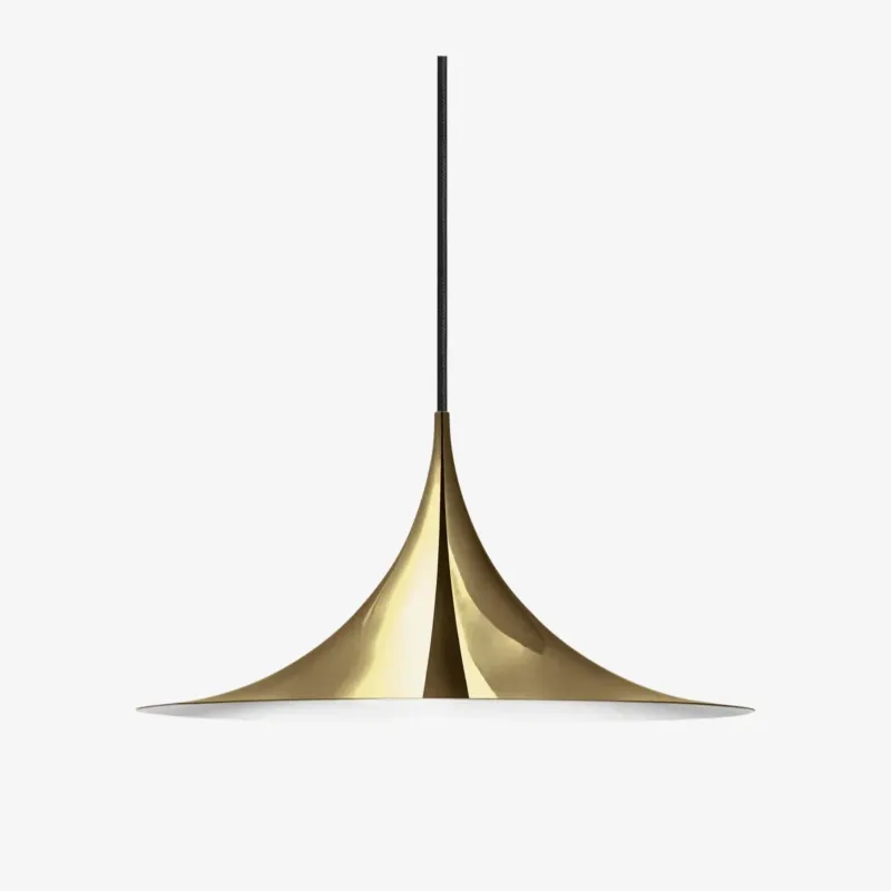 Lampa wisząca 47cm Semi Polished Brass Gubi Nowość