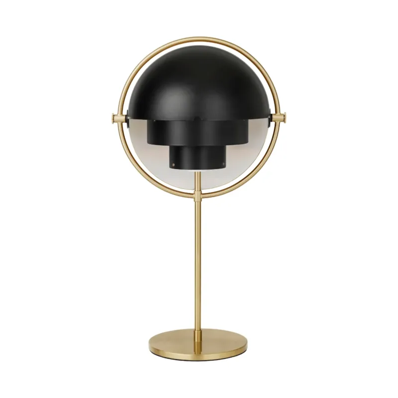 Lampa stołowa Multi-Lite Brass Base Black Gubi Wyjątkowa oferta