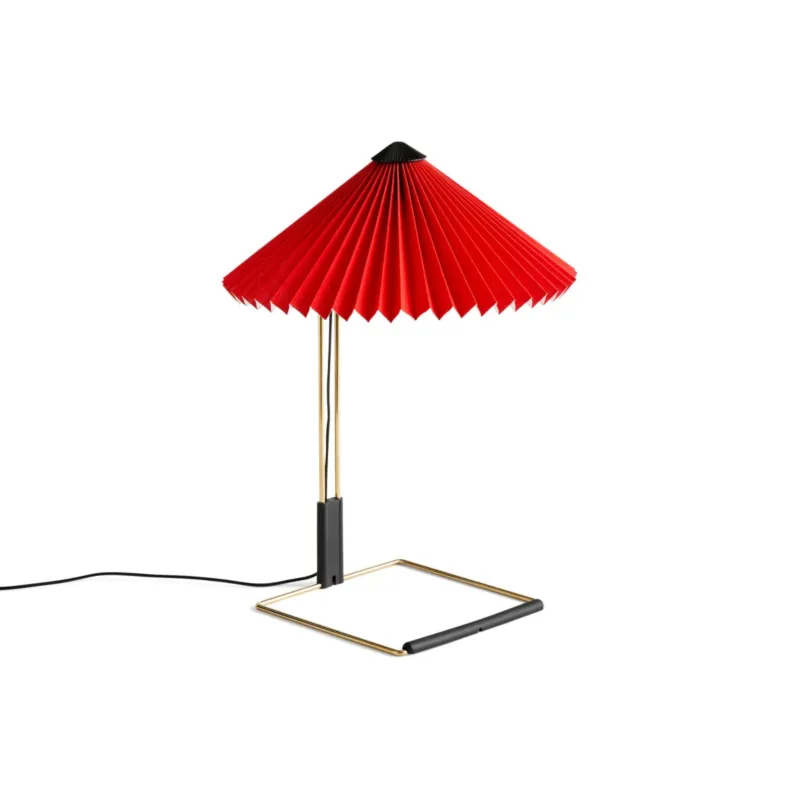 Lampa stołowa Matin S Steel Gold Bright Red HAY Łatwy zwrot