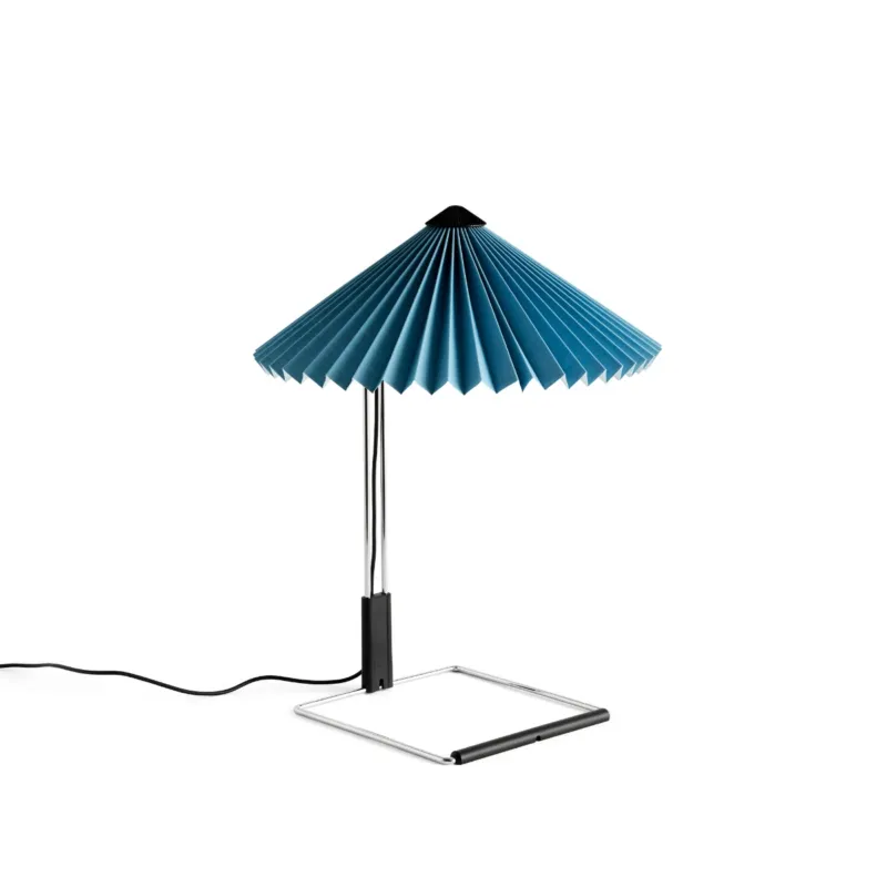 Bezpieczne zakupy Lampa stołowa Matin S Steel Silver Placid Blue HAY
