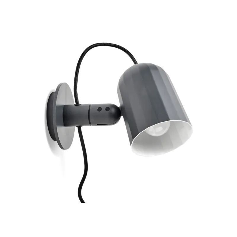 Lampa ścienna Noc z przewodem Dark Grey HAY Bestseller