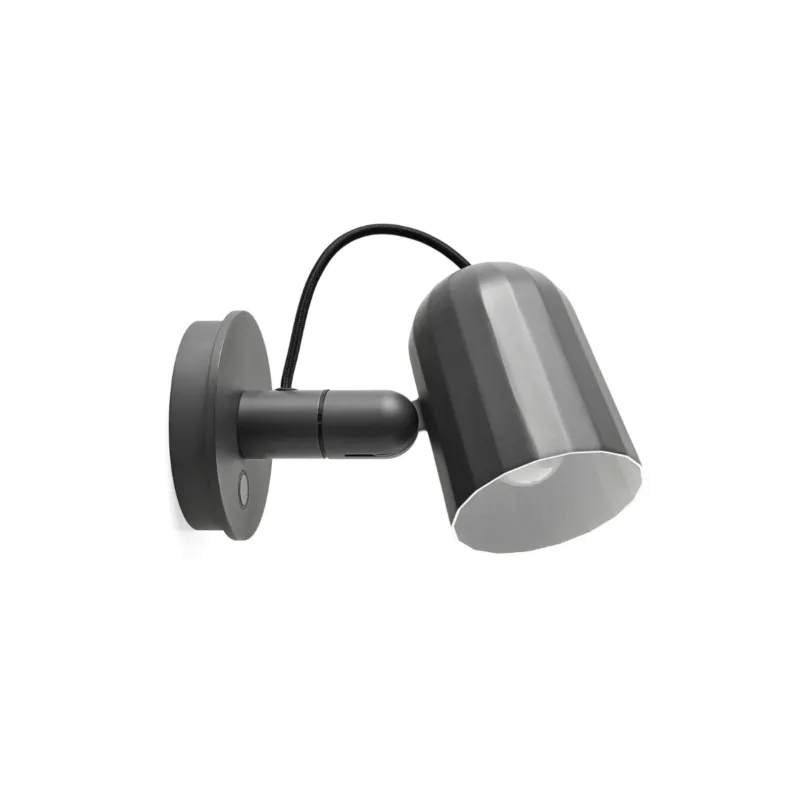 Lampa ścienna Noc z guzikiem Dark Grey HAY Nie przegap