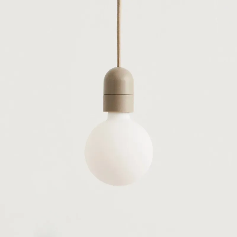 Niska cena Lampa wisząca Common Pendant Cord Set Beton Grey HAY