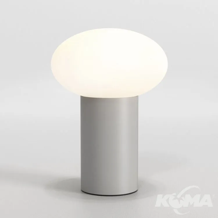 Lampa stołowa mobilna szara 2,6W LED 2700K 287 lm CRI 80 ściemnialna Obniżka ceny
