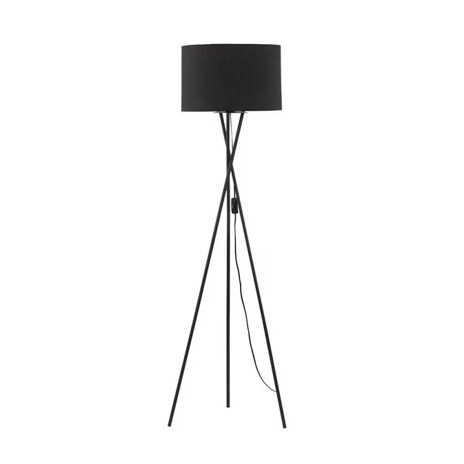 Nie przegap Lampa podłogowa czarna 1x12W LED E27