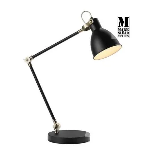 Lampka stołowa czarna 1x40W E27 Premium