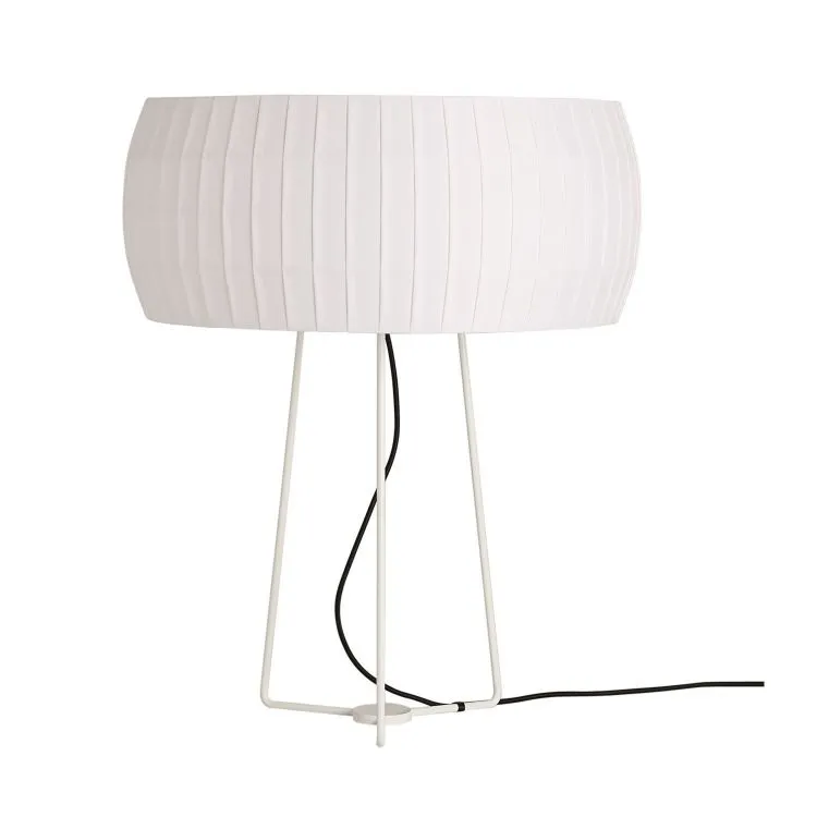 Łatwy zwrot Lampa stołowa 2x100W E27 230V biała