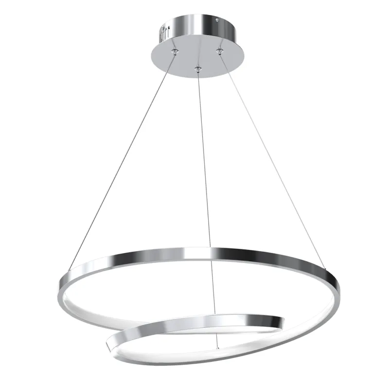 Cena promocyjna Lampa wisząca RO LU TE ML7949 Milagro 48W LED Metal + Tworzywo Sztuczne Chrom