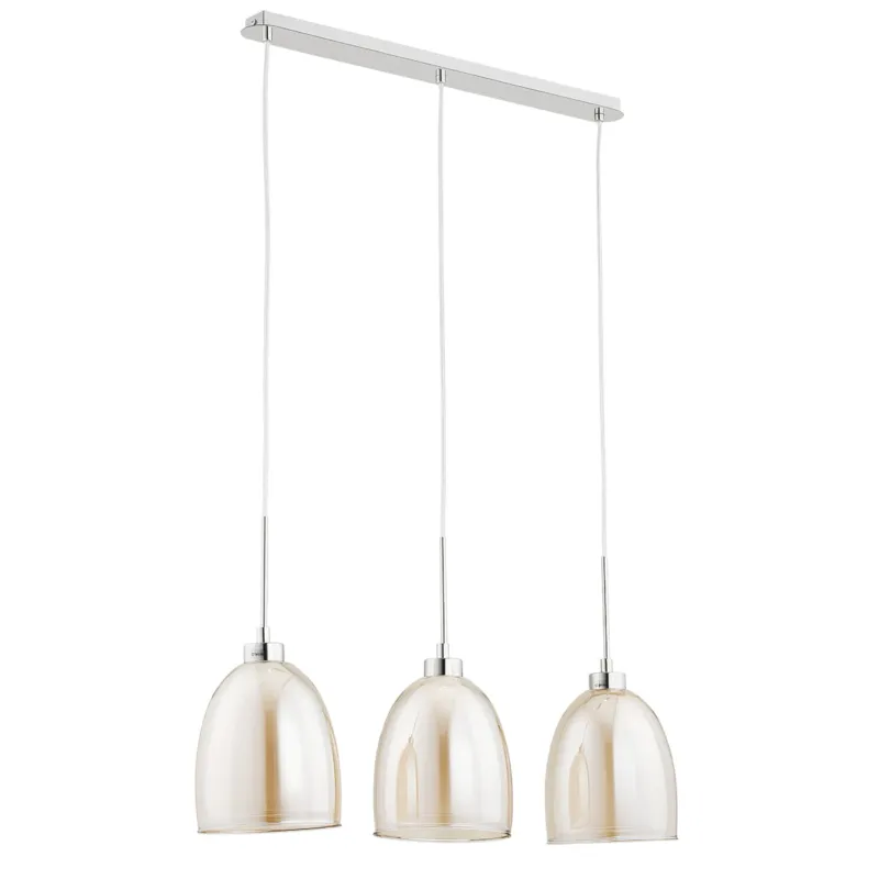 Lampa wisząca Ronda 60139 Alfa 3xE27 LED Metal/Szkło Chrom Oferta czasowa