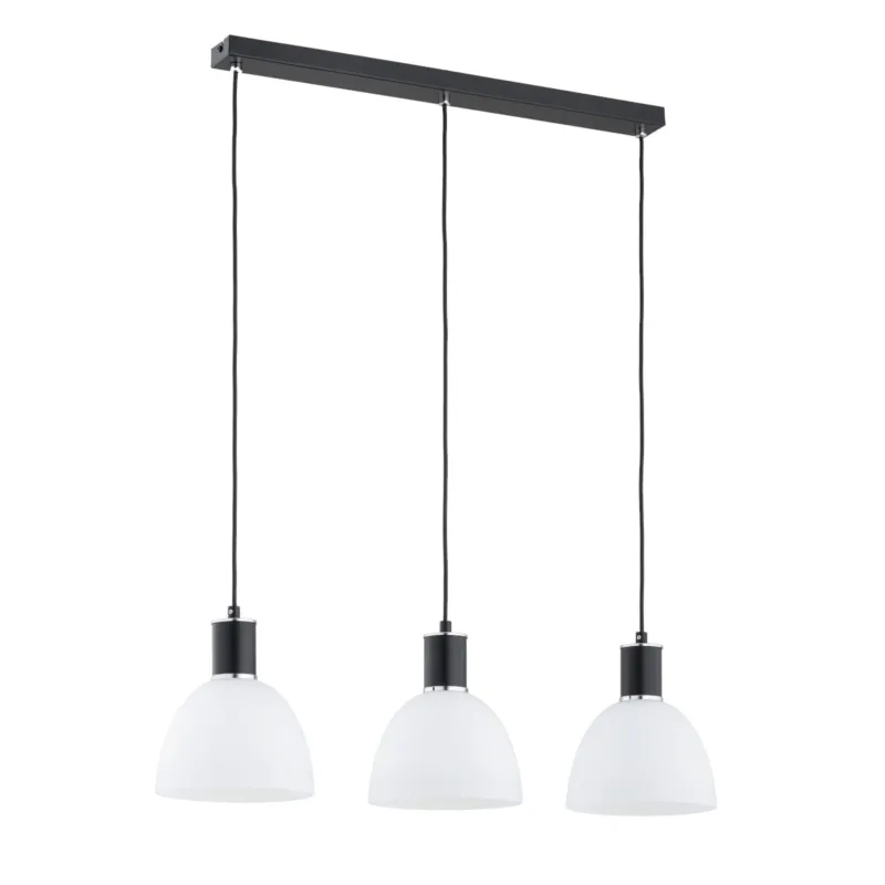 Bestseller Lampa wisząca Sanbri 62432 Alfa 3xE27 LED Metal Czarny - Chrom