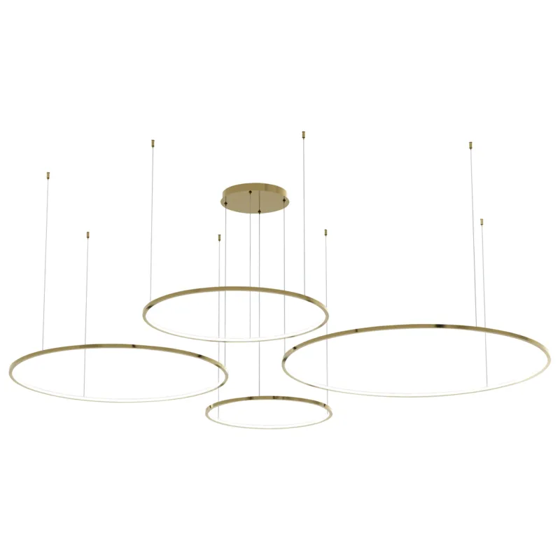 Lampa wisząca SATURNO ML0849 Milagro 120W LED Metal + Tworzywo Sztuczne Złoty Wysoka jakość