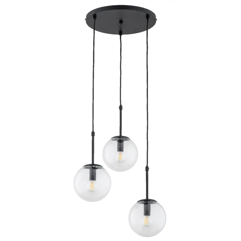 Dodaj do koszyka Lampa wisząca Sebia 28746 Alfa 3xE14 LED Metal Czarny
