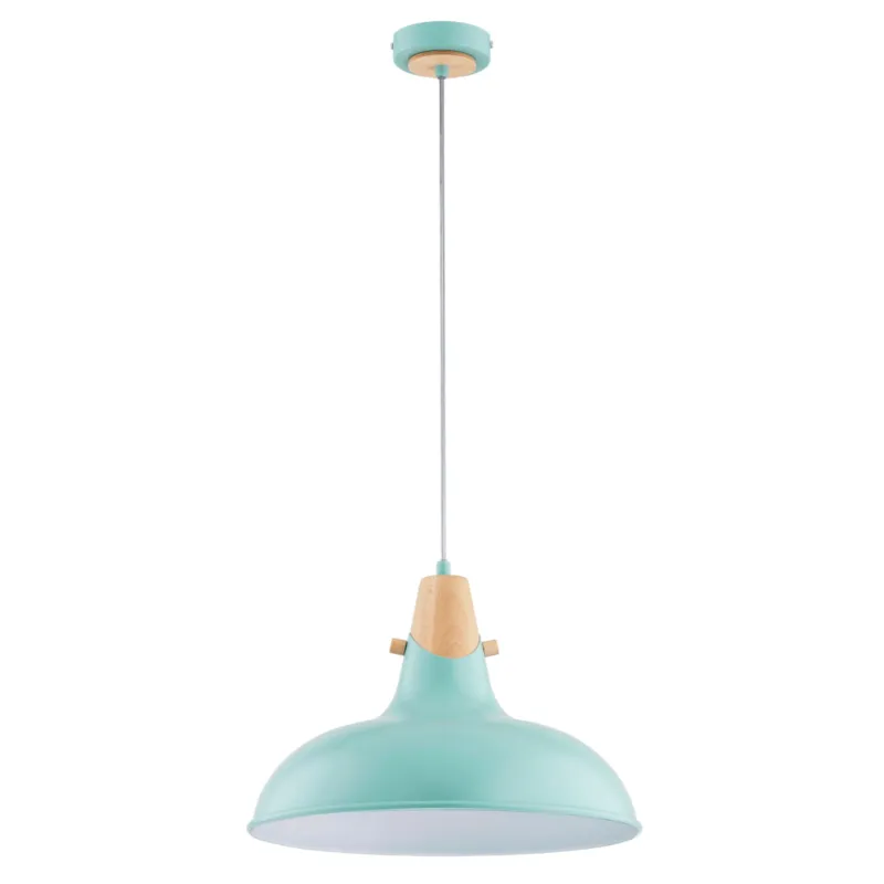 Lampa wisząca Solo 61268 Alfa 1xE27 LED Metal/Drewno Jasne Drewno Dodaj do koszyka