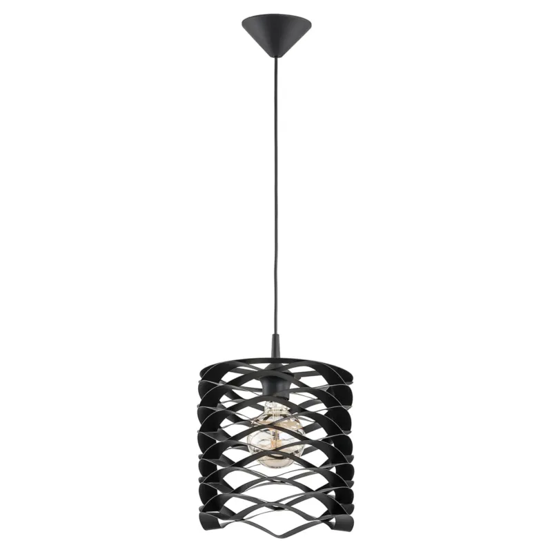 Lampa wisząca Spike 60559 Alfa 1xE27 LED Metal Czarny Premium