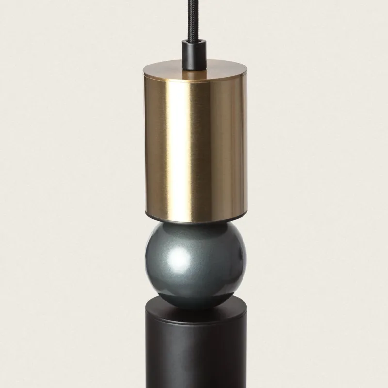 Lampa wisząca Spoti ABR-SZK-N Abruzzo 1xGU10 20W Metal Złoty Cena promocyjna