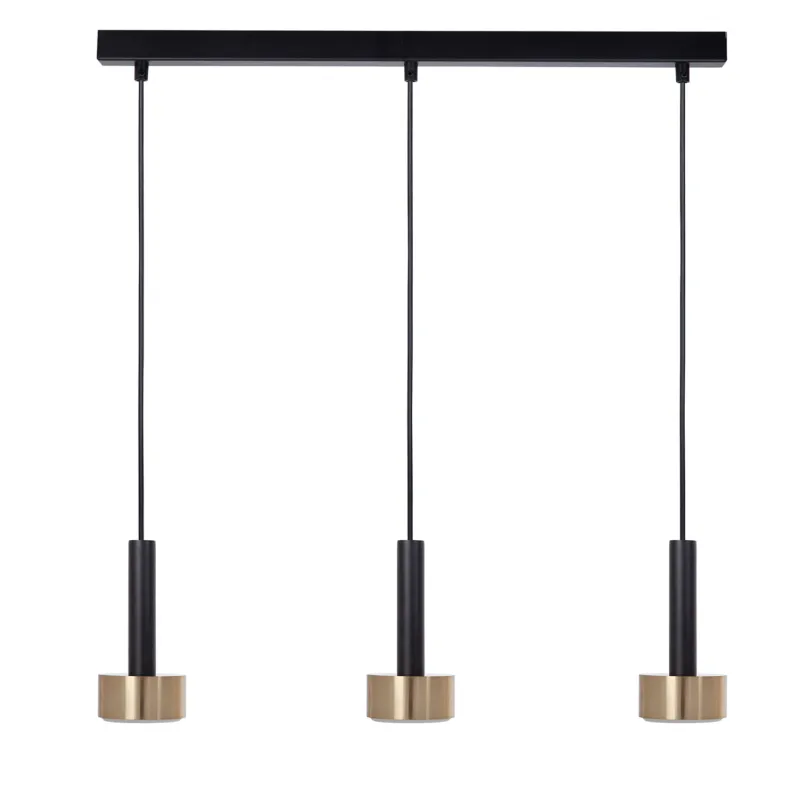 Lampa wisząca STAMP Sigma Lighting 3x GX53 MAX 12W LED Stal lakierowana Czarny/Czarny,Złoty Oferta czasowa