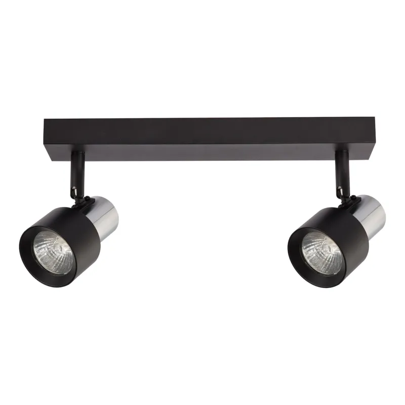 Szybka dostawa Lampa wisząca sufitowa CINO ML9947 Milagro 2xGU10 Aluminium Czarny / Chrom