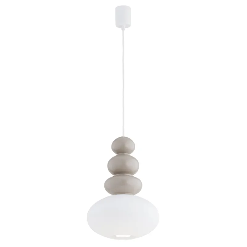 Zniżka Lampa wisząca sufitowa Diego 8819 Argon 1x5W GU10 Szkło/Stal Lakierowana Kaszmir Połysk/Opal Mat