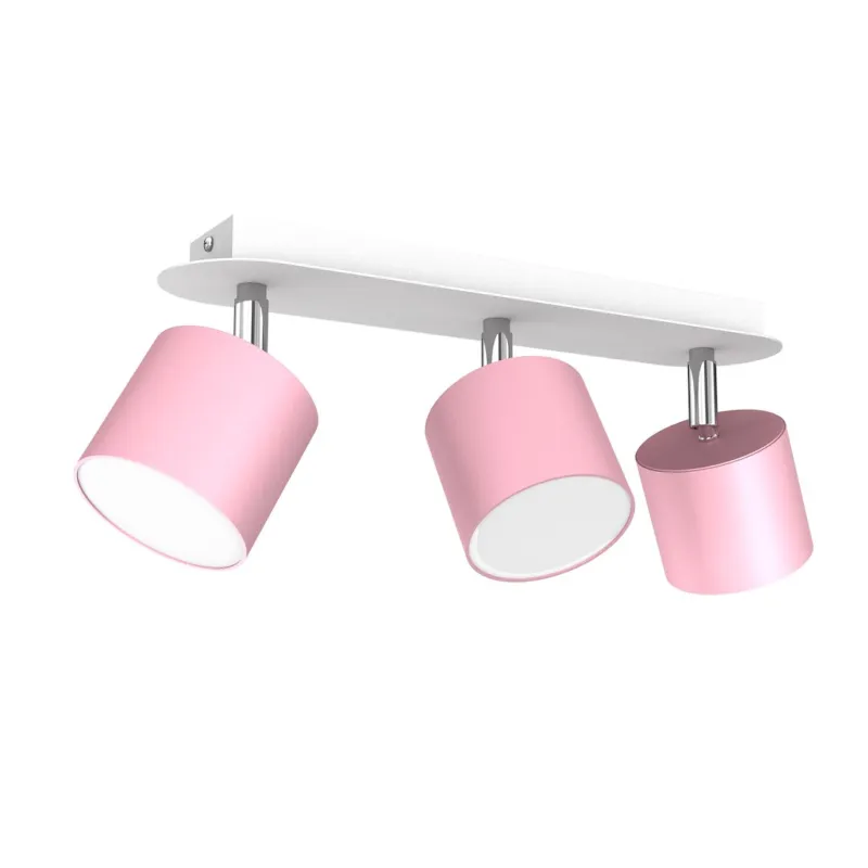 Lampa wisząca sufitowa DIXIE MLP7611 Milagro 3xGX53 Metal Różowy / Biały Hit cenowy