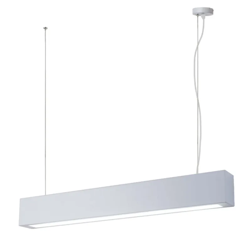Lampa wisząca sufitowa Ibros LP-7001/1P 20 WH-63 18 CCT Light Prestige zintegrowane LED Metal Biały Ograniczona ilość