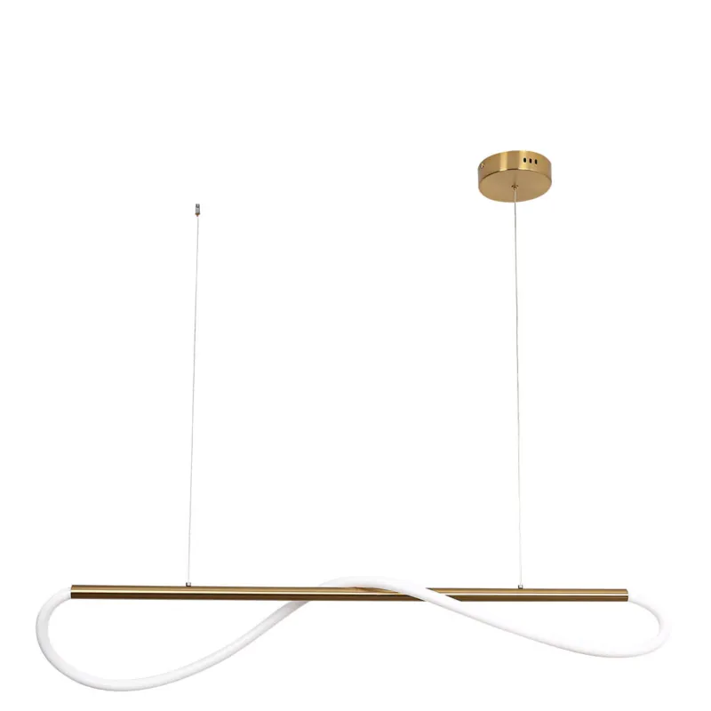 Ograniczona ilość Lampa wisząca sufitowa Meleca LP-2345/1P S GD CCT Light Prestige zintegrowane LED Akryl/Metal