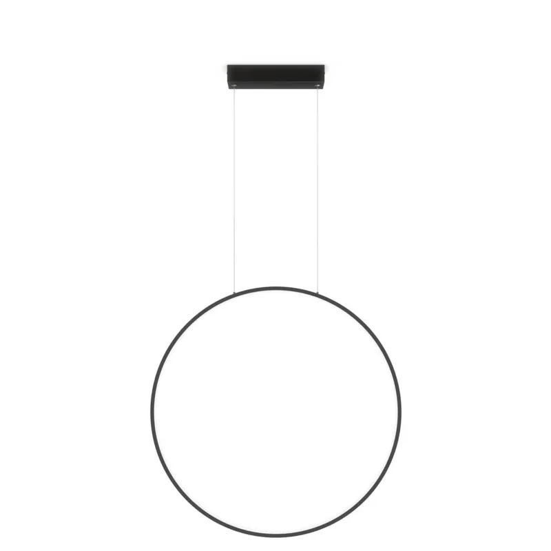 Lampa wisząca sufitowa Mirror LP-999/1P S BK CCT Light Prestige zintegrowane LED Metal Czarny Oferta