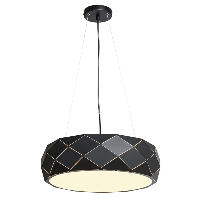 Lampa wisząca sufitowa Reus LP-8069/1P BK Light Prestige 3x E27 Metal Czarny Kup online