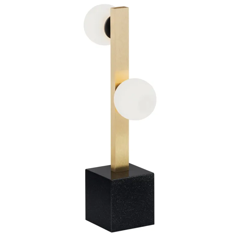 Lampa Stołowa Freemont 1044 Argon 2xG9 6W Szkło/ Mosiądz, Opal Mat/ Mosiądz Szczotkowany Dodaj do koszyka