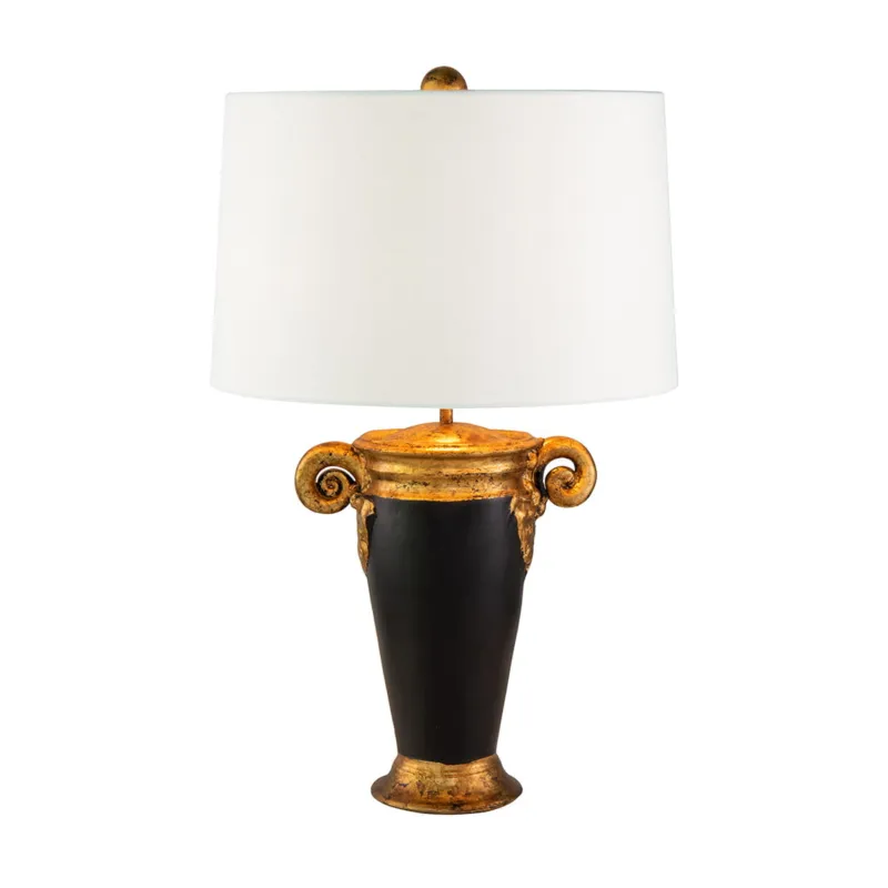 Ograniczona ilość Lampa stołowa Gallier FB-GALLIER-TL Elstead Lighting 1x60 W E27 Czarny/Złoty