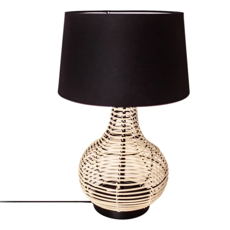 Bezpieczne zakupy Lampa stołowa Granada 4002270-5507 By Rydens 1xE27 40W Metal Kremowy i czarny