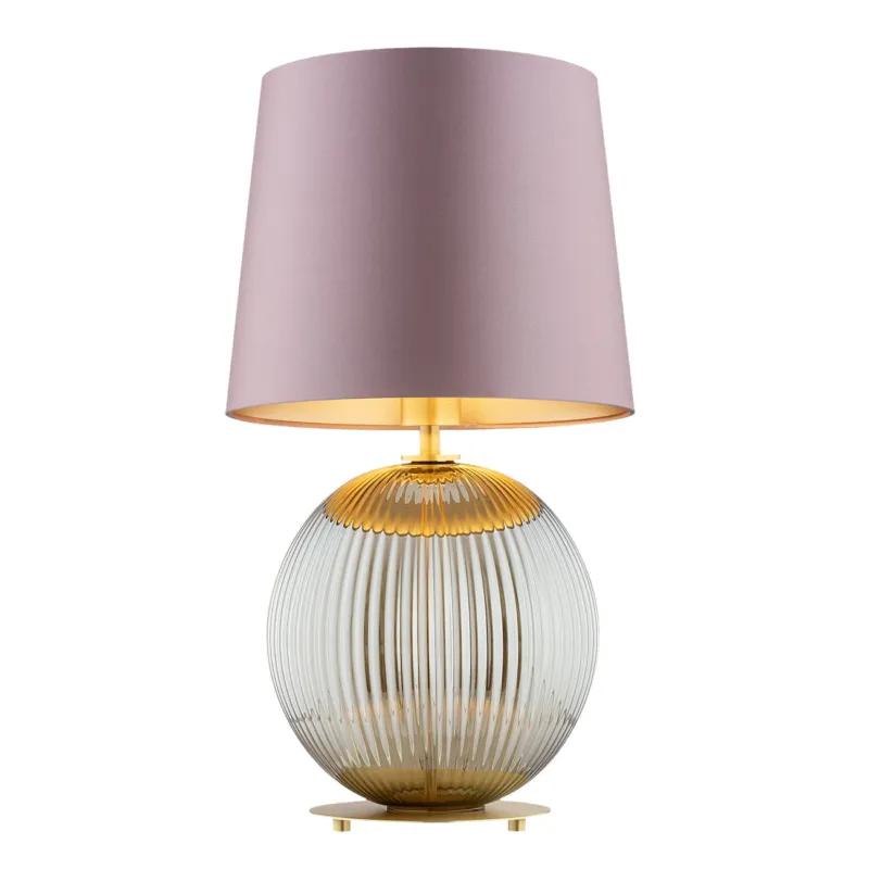 Wybór klientów Lampa Stołowa Hamilton 8531 Argon 1xE27 15W Abażur Satynowy/ Szkło, Brudny