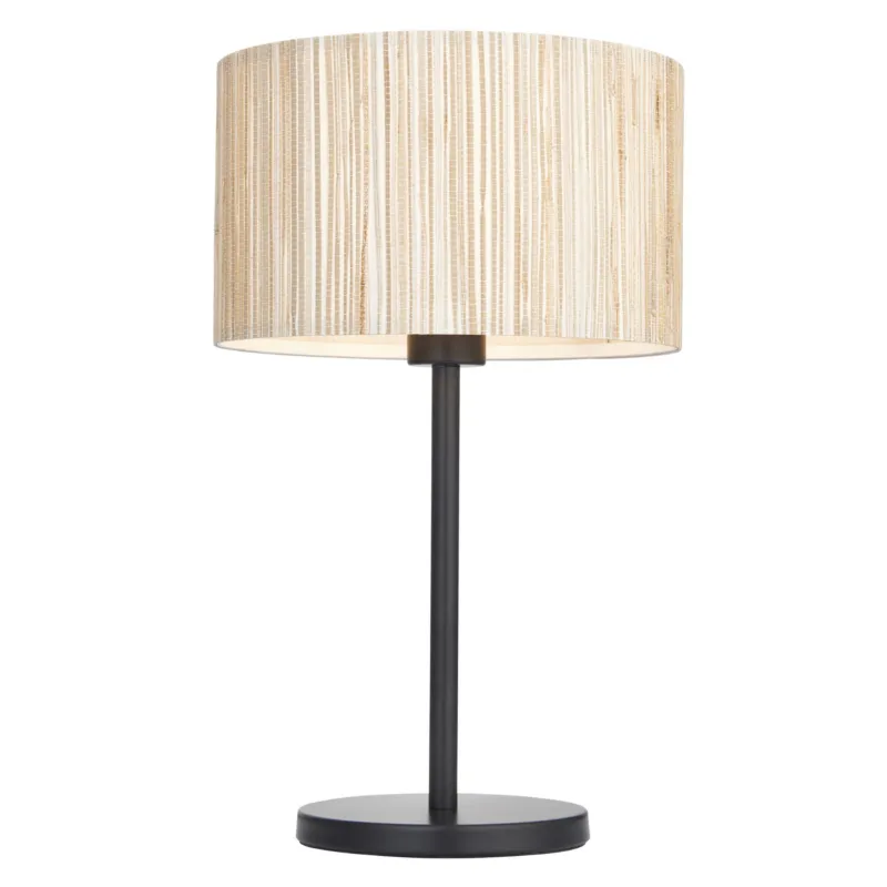 Popularny Lampa stołowa Longshore Endon 1x10W E27 Stal / Szkło Czarny