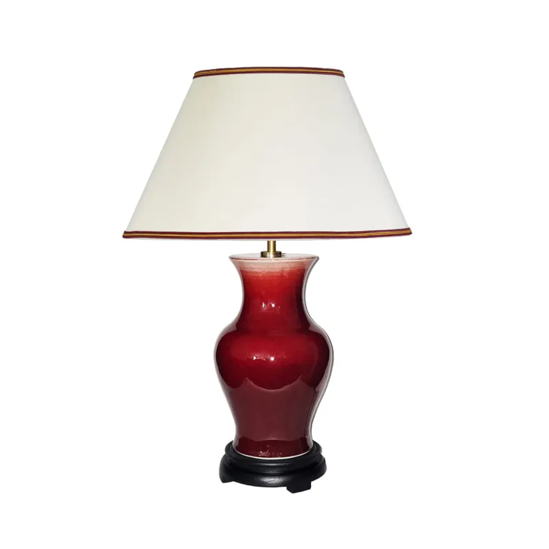 Dodaj do koszyka Lampa stołowa Majin DL-MAJIN-SMALL-TL-OXB Elstead Lighting 1x60 W E27 Czerwony