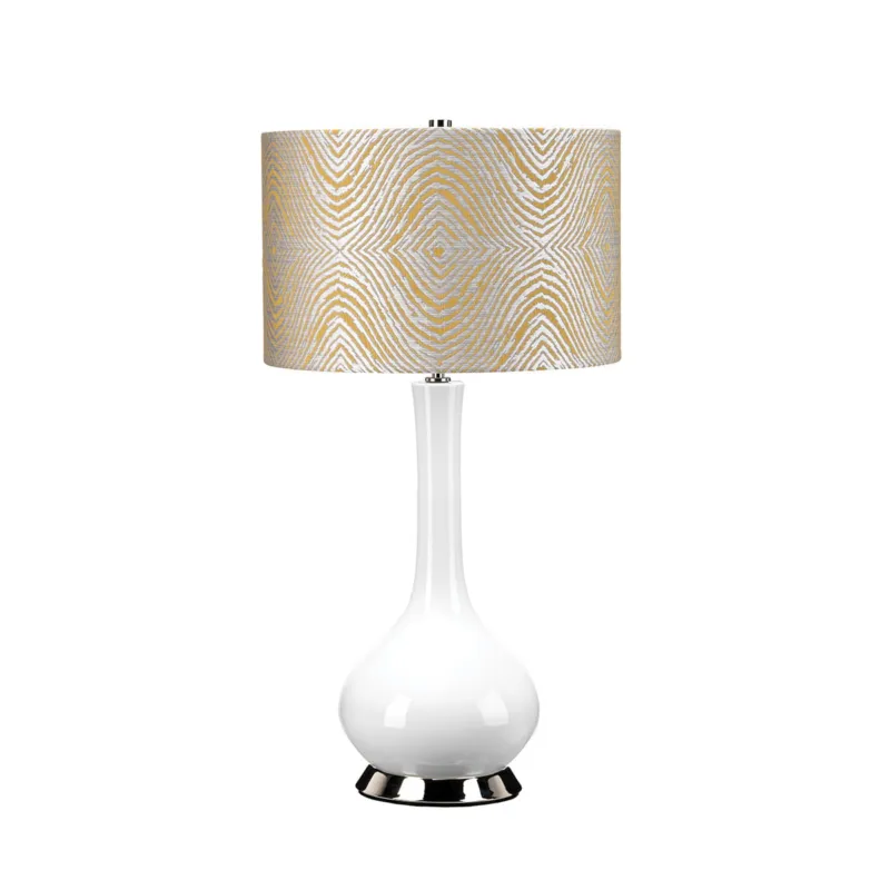 Obniżka ceny Lampa stołowa Milo MILO-PN-TL-PSM Elstead Lighting 1x60 W E27 Polerowany nikiel