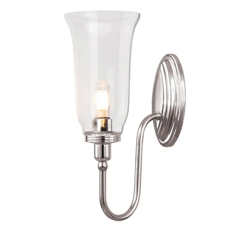 Lampa ścienna Blake BATH-BLAKE2-PN Elstead Lighting 1x3W LED G9 Aluminium Srebrny Bezpieczna płatność